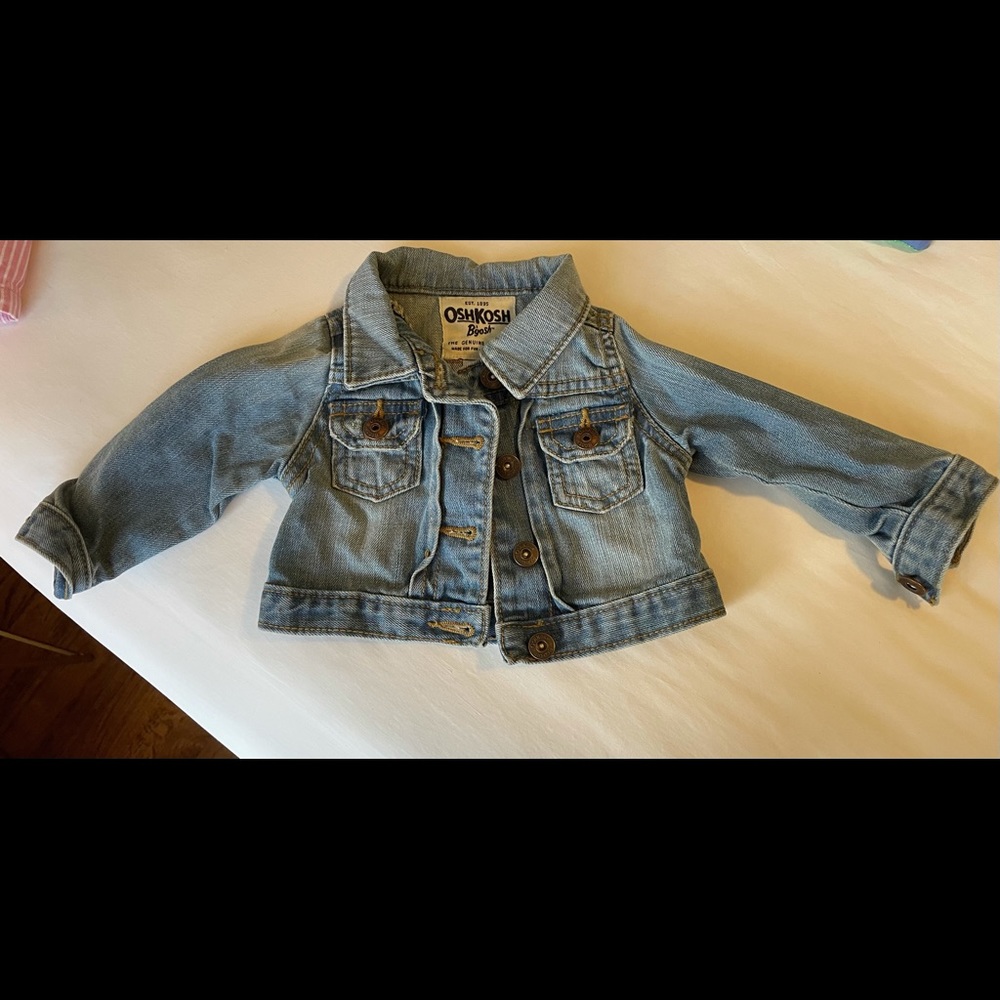 Infant girls Oshkosh denim jacket